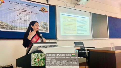  2026-03-02 A Special Lecture On Census Was Organized At Government College Ropar